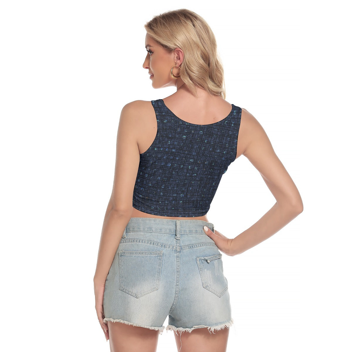 All-Over Print Women's Sport Crop Tank Top