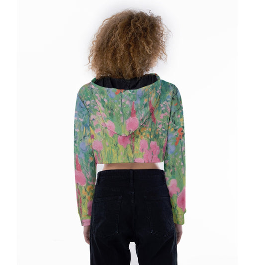All-Over Print Women's Crop Top Hoodie
