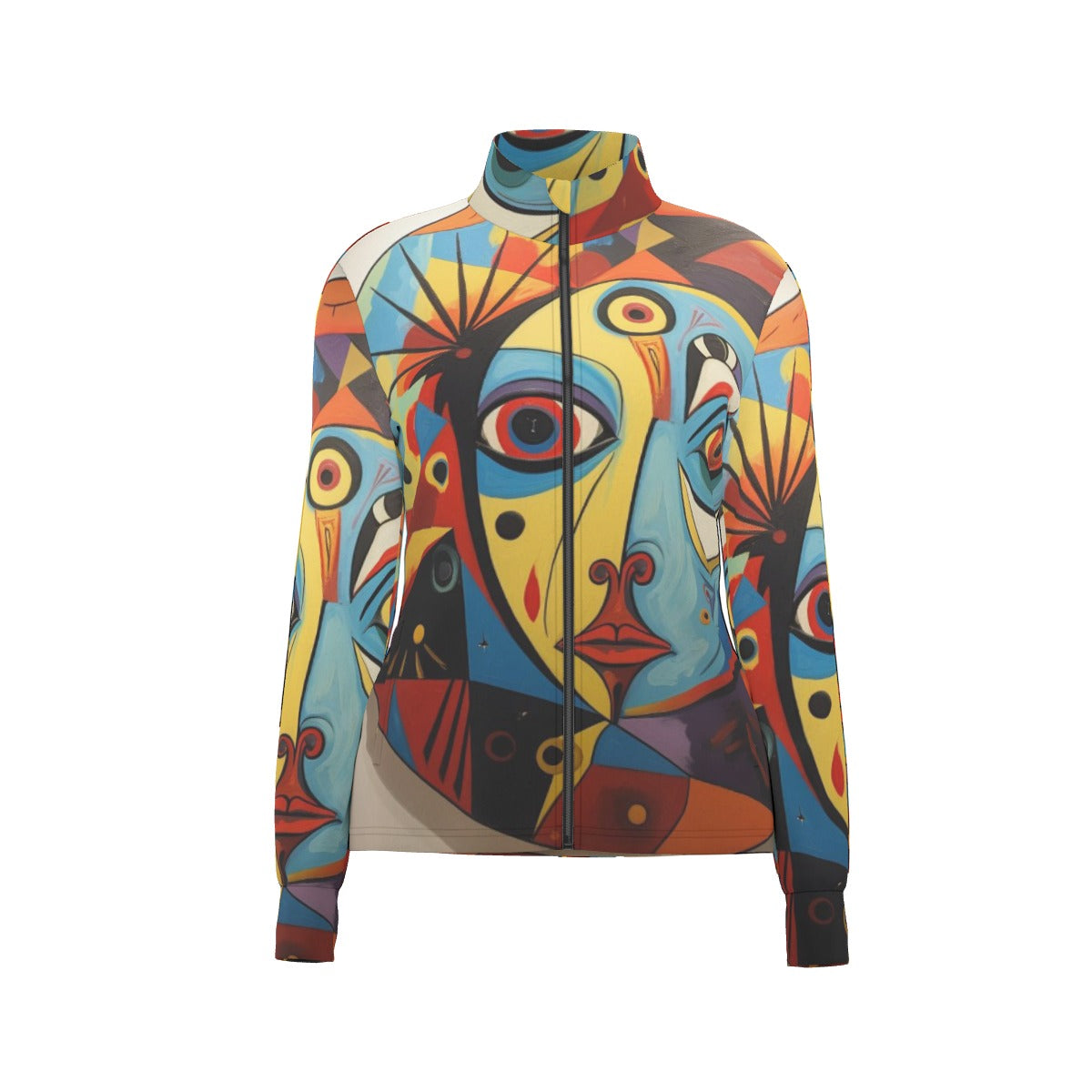 All-Over Print Women's Long Sleeve Thumbhole Jacket