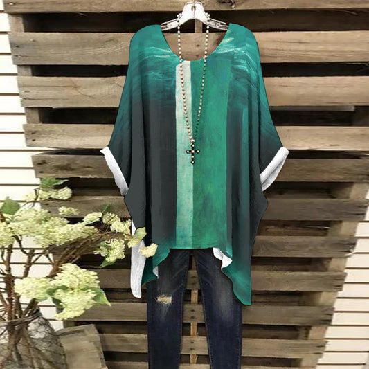 All-Over Print Women's Bat Sleeve Shirt