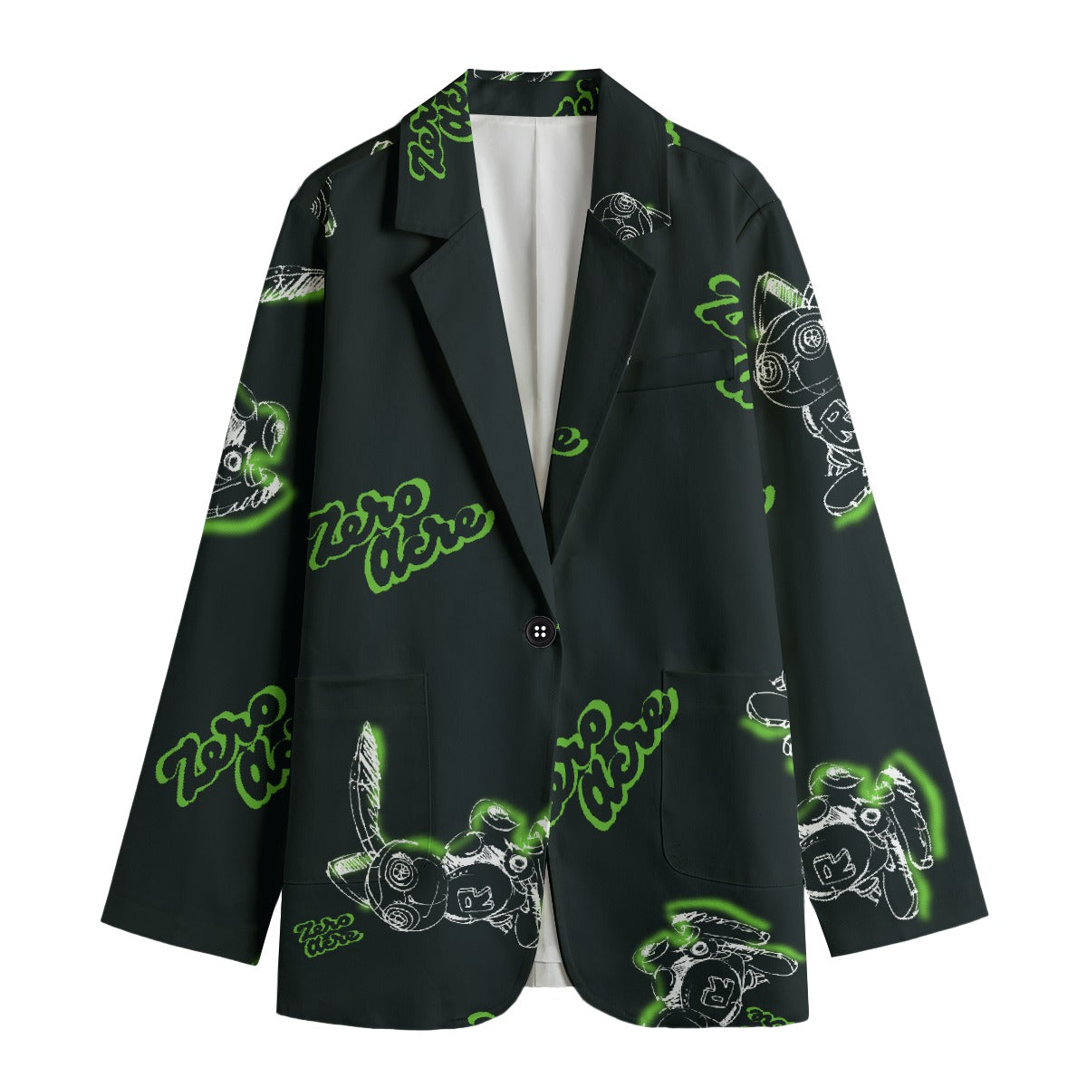 All-Over Print Women's Leisure Blazer