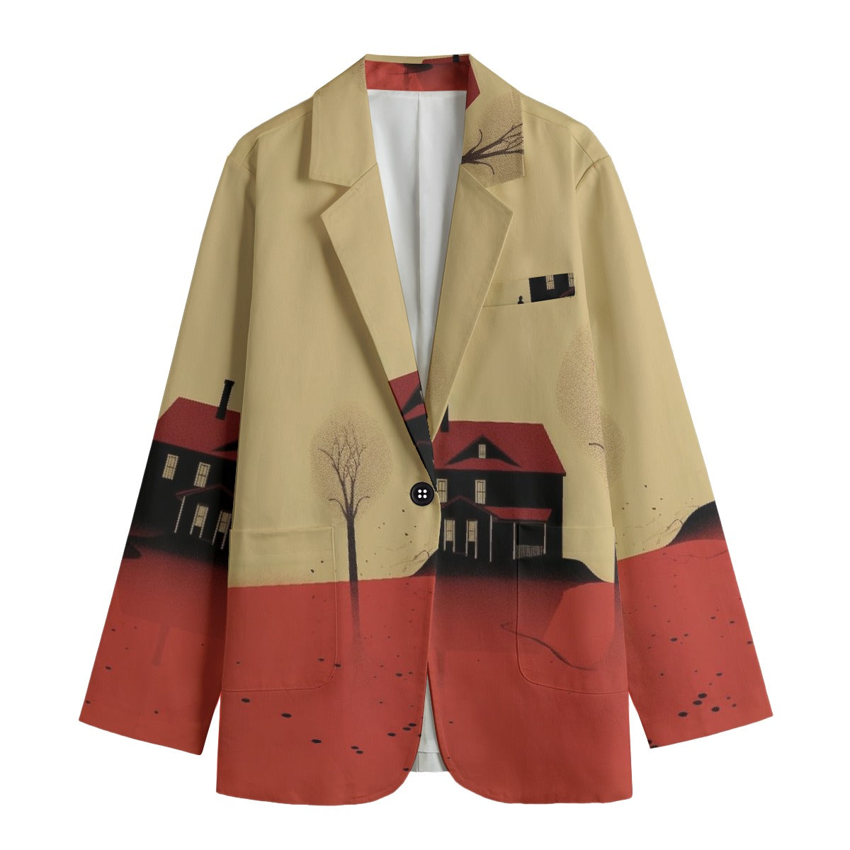 All-Over Print Women's Leisure Blazer