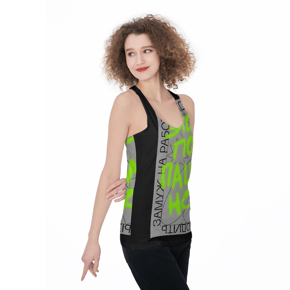All-Over Print Women's Racerback Tank Top