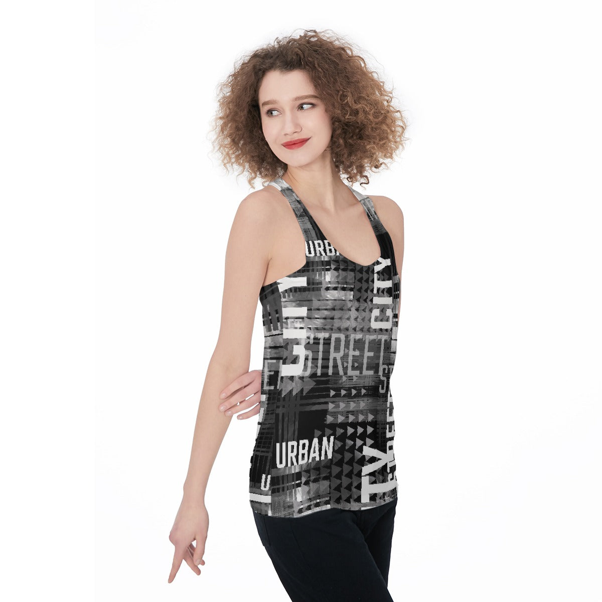 All-Over Print Women's Racerback Tank Top