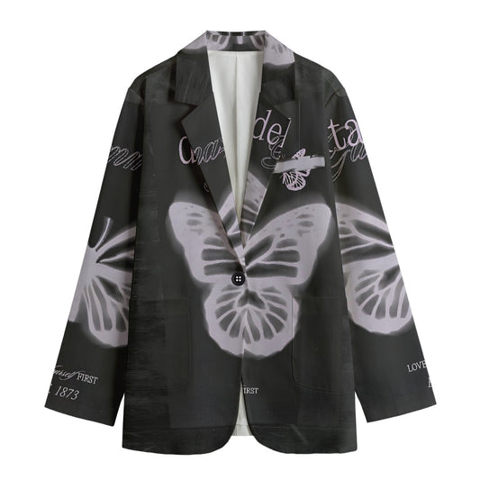 All-Over Print Women's Leisure Blazer