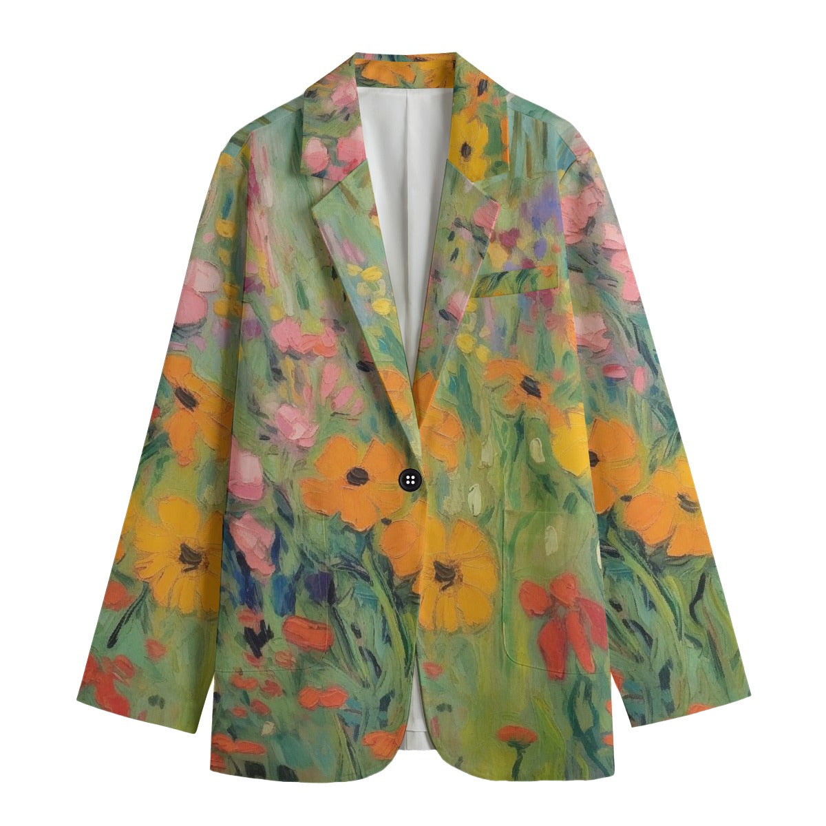All-Over Print Women's Leisure Blazer