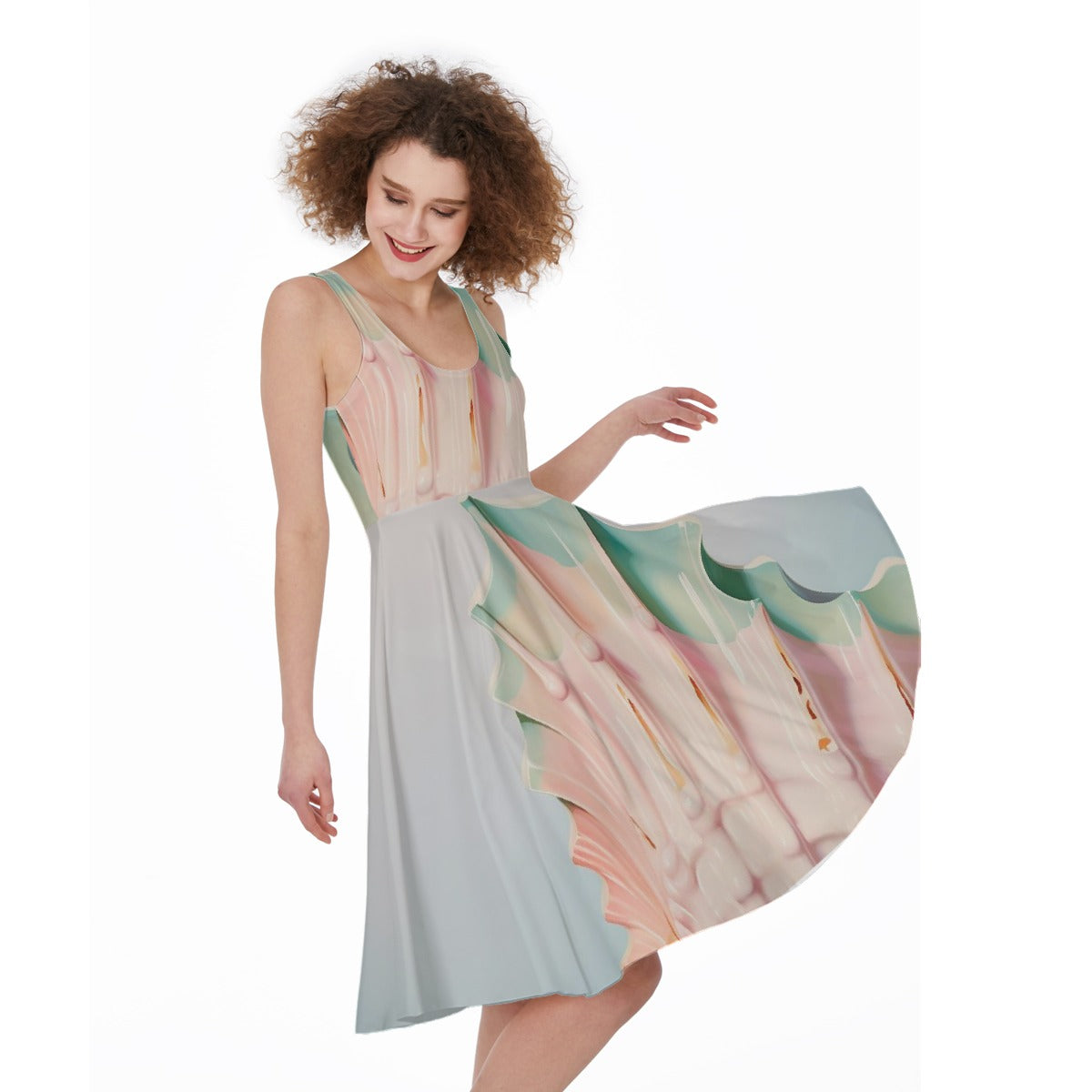 All-Over Print Women's Sleeveless Dress