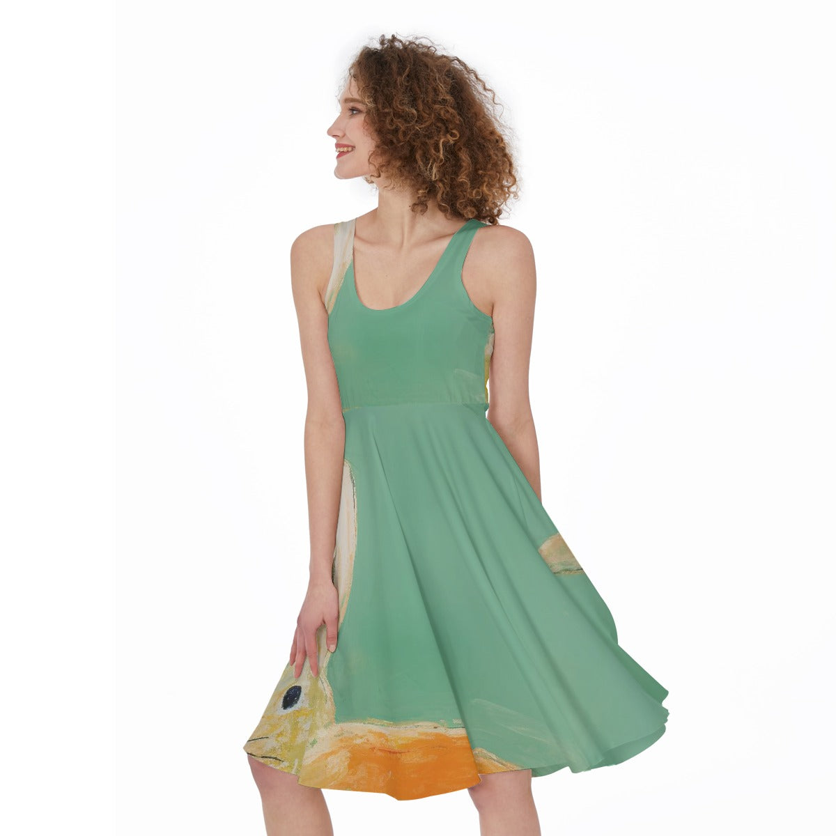All-Over Print Women's Sleeveless Dress