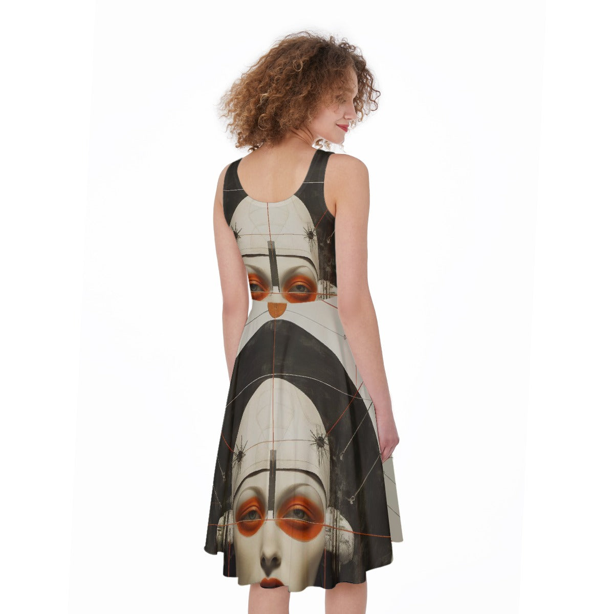 All-Over Print Women's Sleeveless Dress