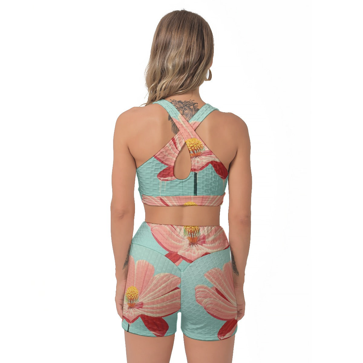All-Over Print Women's Sports Bra Suit