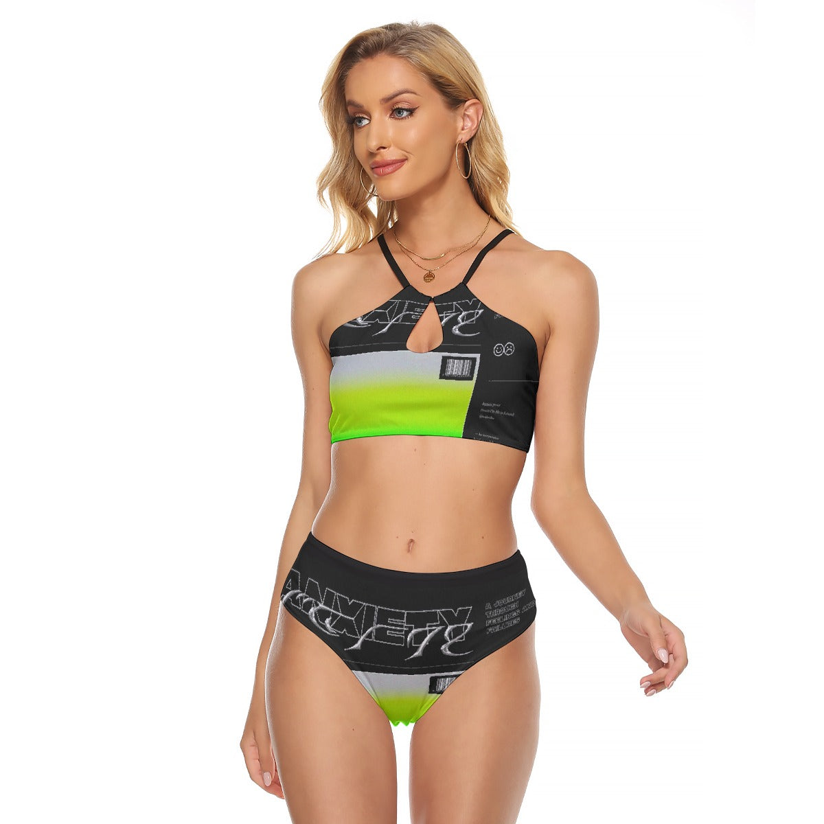 All-Over Print Women's Cami Keyhole One-piece Swimsuit