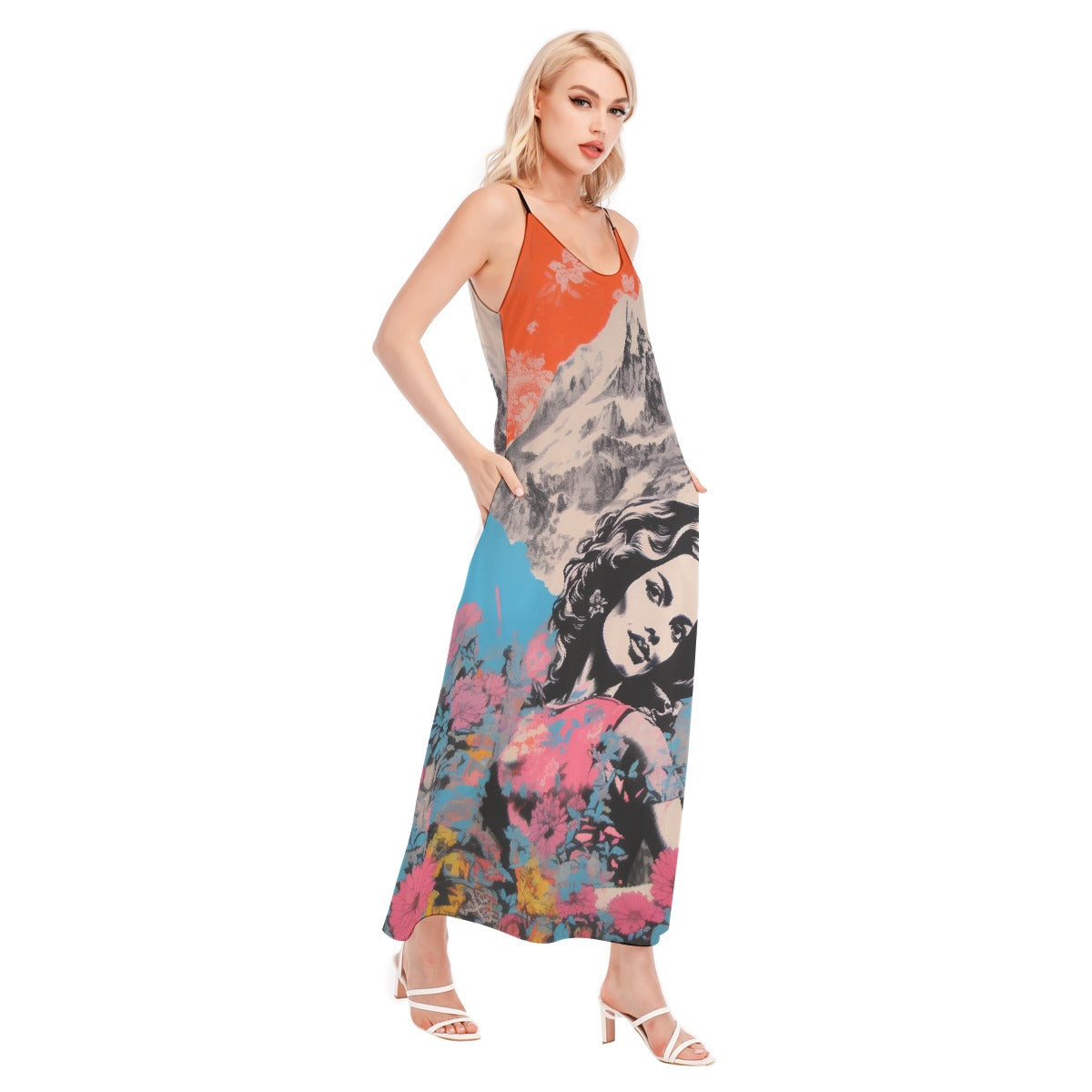 All-Over Print Women's Sling Dress
