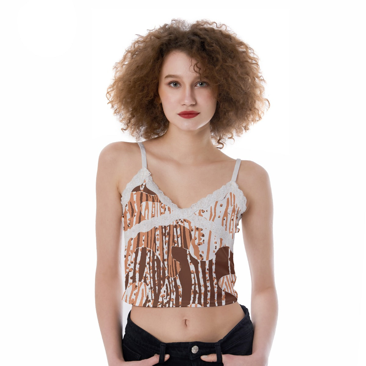 All-Over Print Women's Lace Camisole