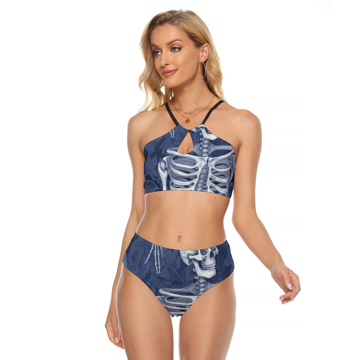 All-Over Print Women's Cami Keyhole One-piece Swimsuit