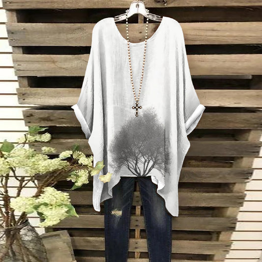 All-Over Print Women's Bat Sleeve Shirt