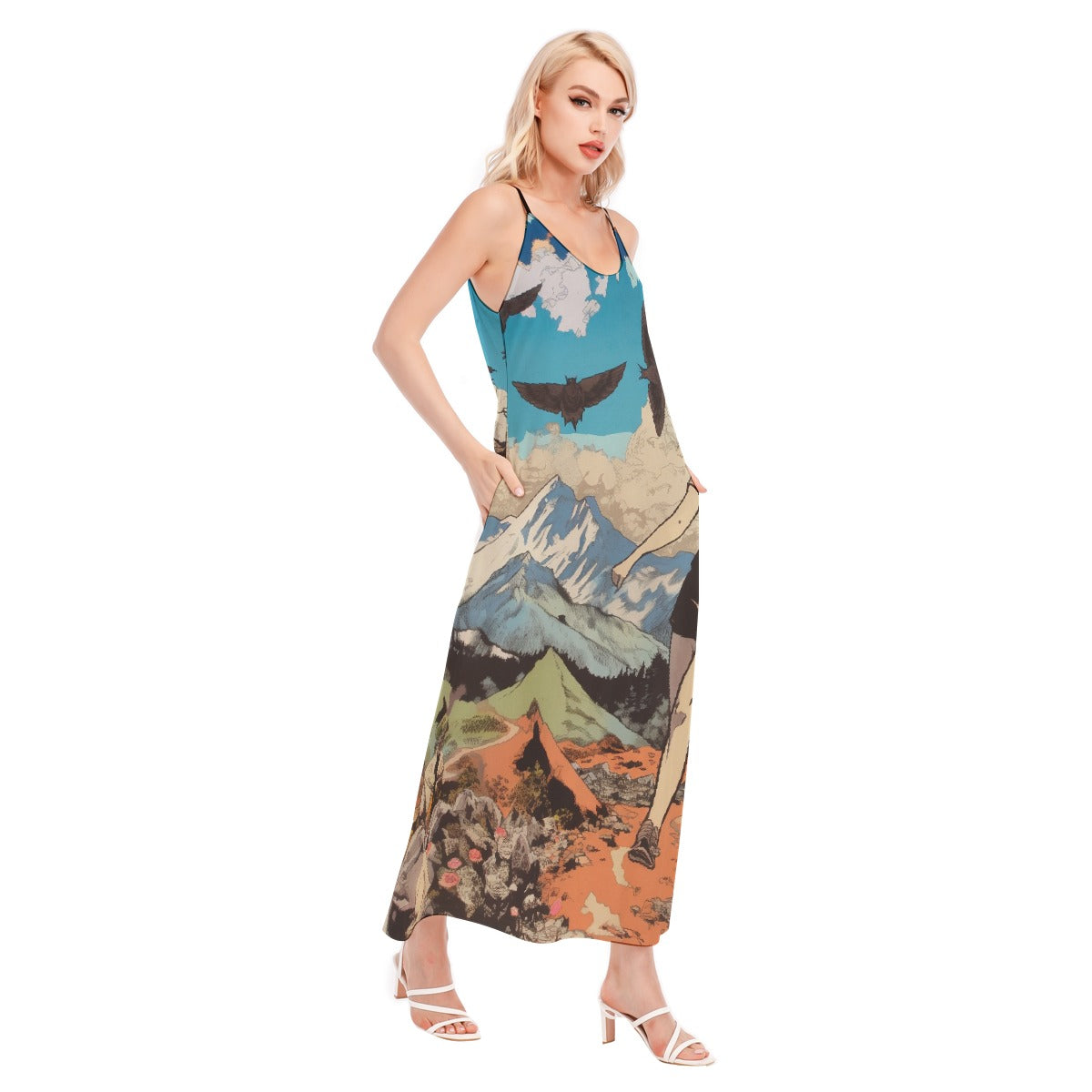 All-Over Print Women's Sling Dress