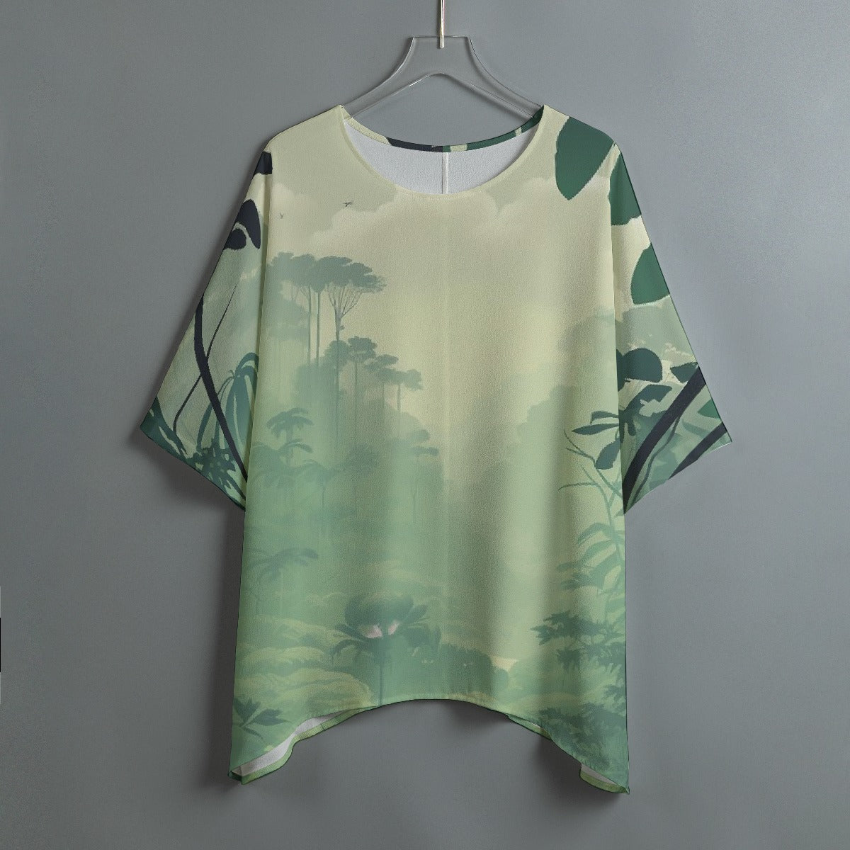 All-Over Print Women's Bat Sleeve Shirt