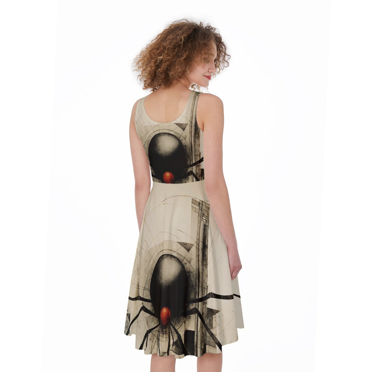 All-Over Print Women's Sleeveless Dress