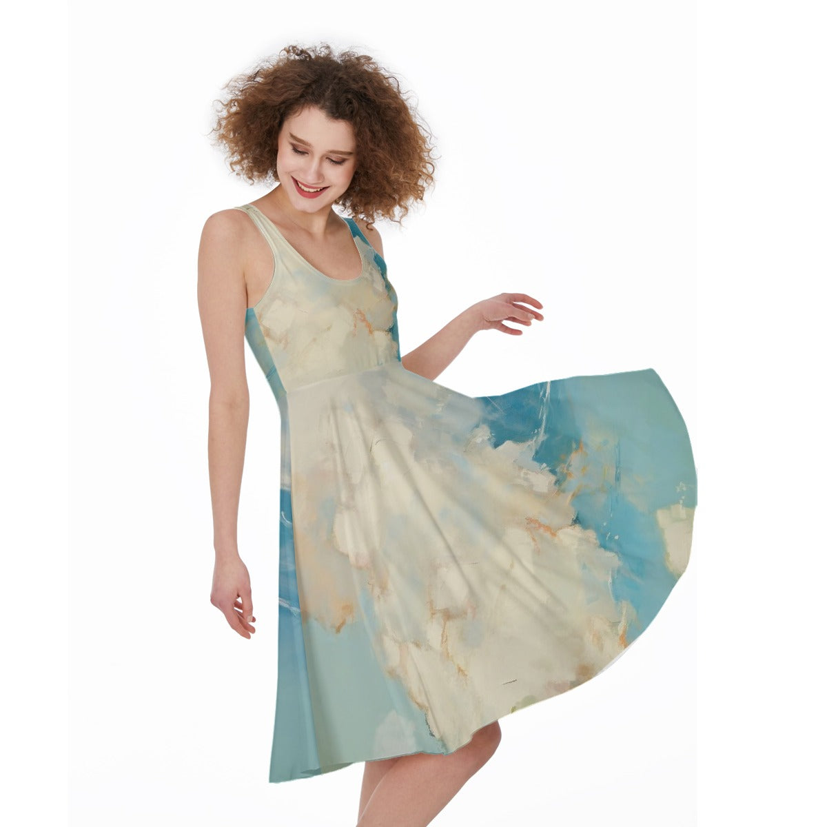 All-Over Print Women's Sleeveless Dress