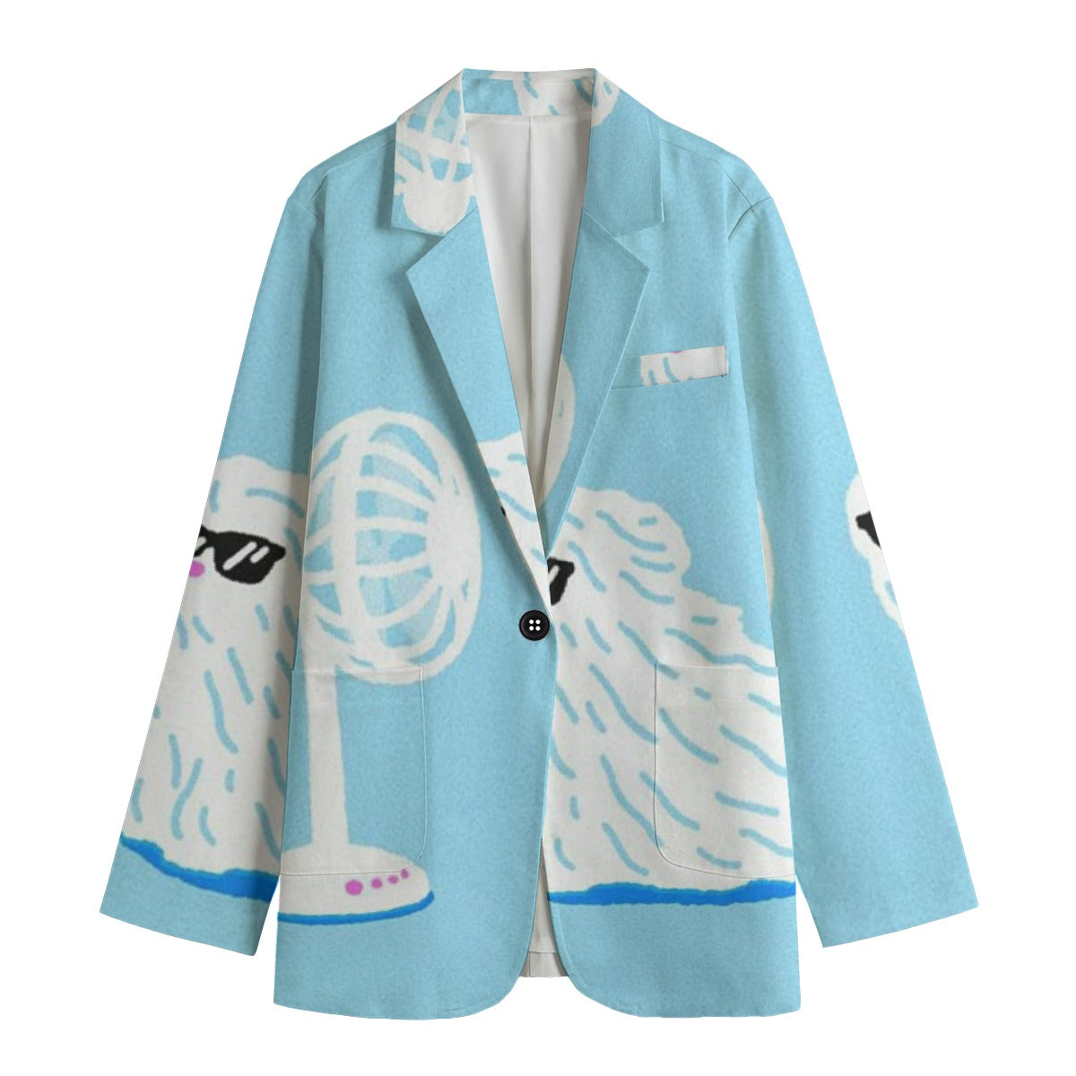 All-Over Print Women's Leisure Blazer