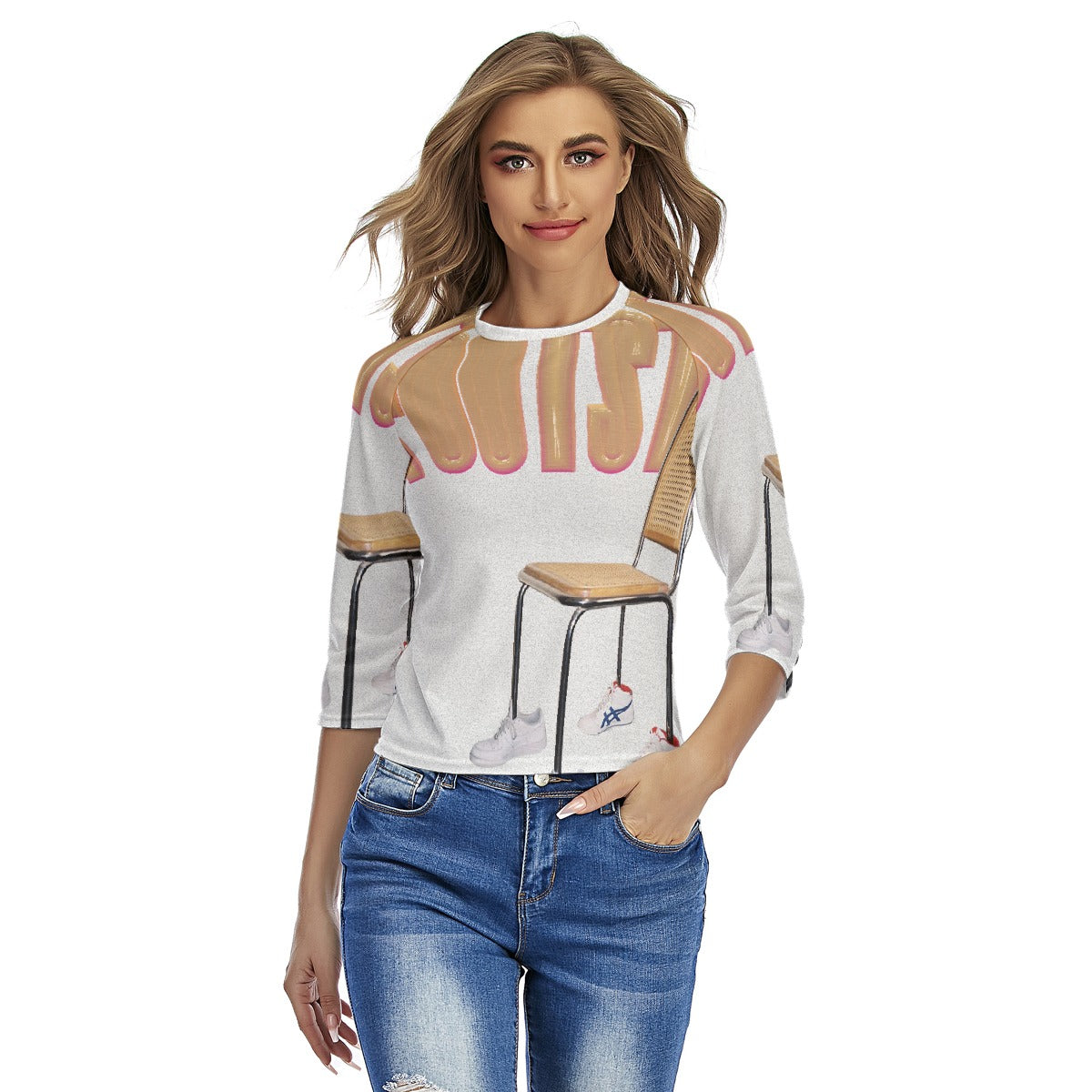 All-Over Print Women's Raglan Sleeves T-shirts