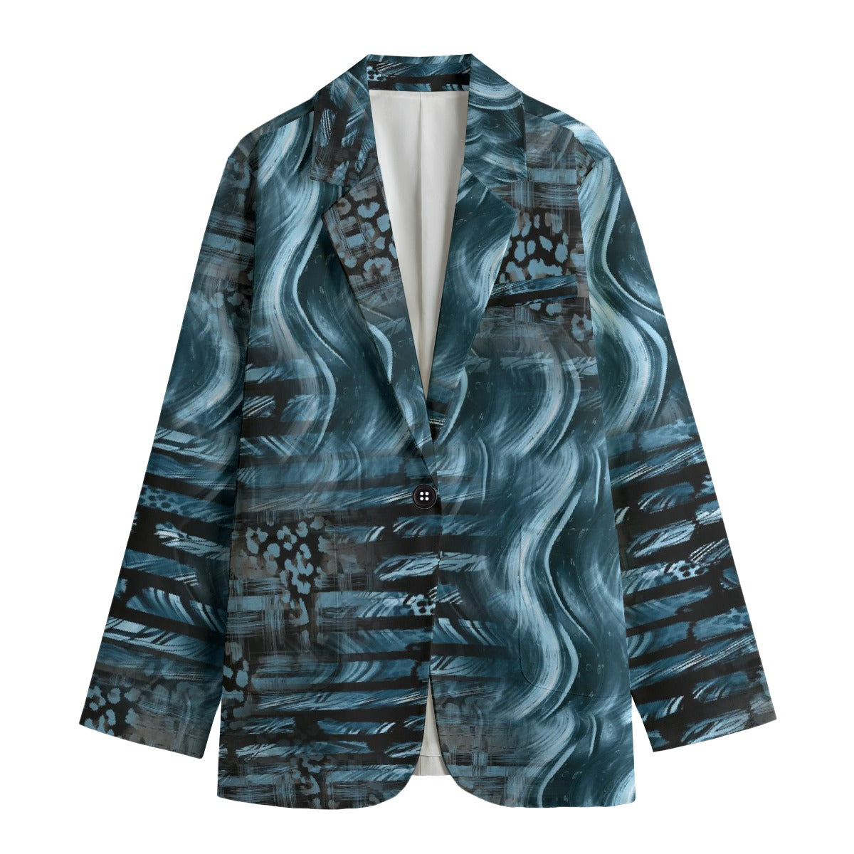 All-Over Print Women's Leisure Blazer