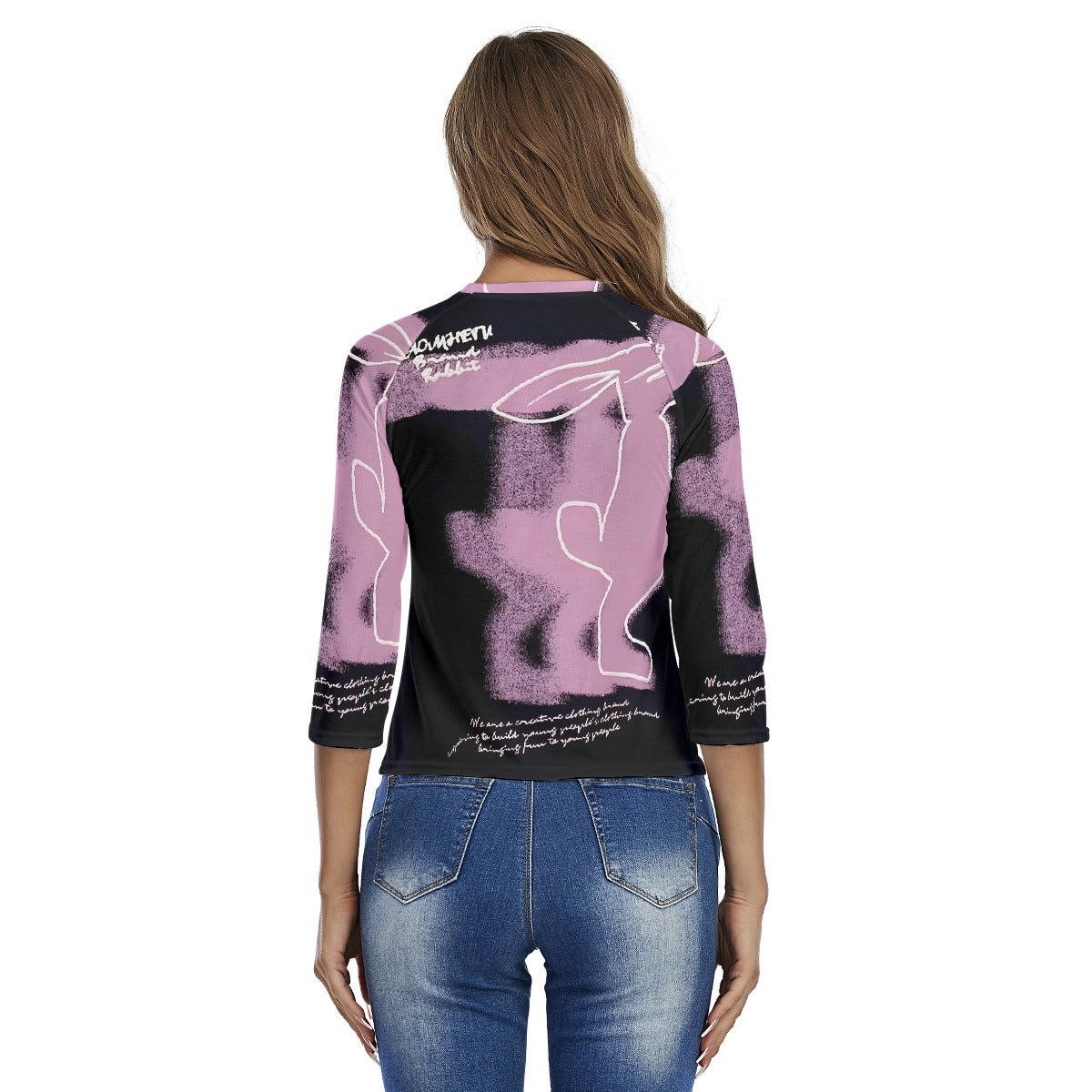 All-Over Print Women's Raglan Sleeves T-shirts