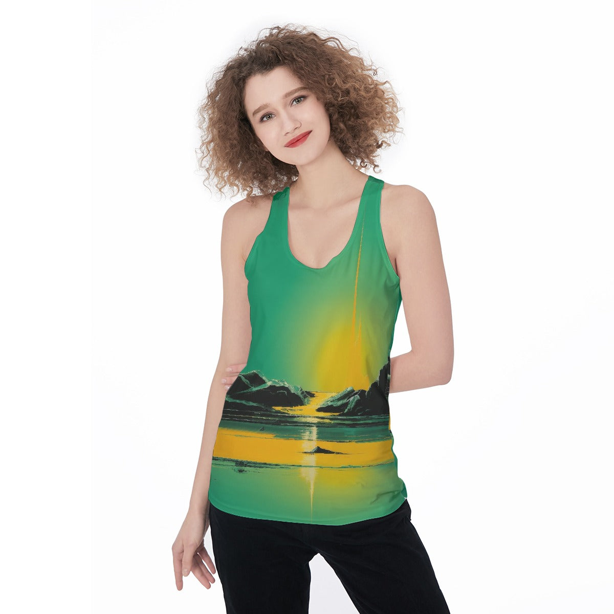 All-Over Print Women's Racerback Tank Top
