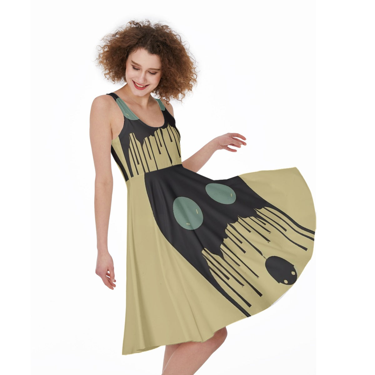 All-Over Print Women's Sleeveless Dress