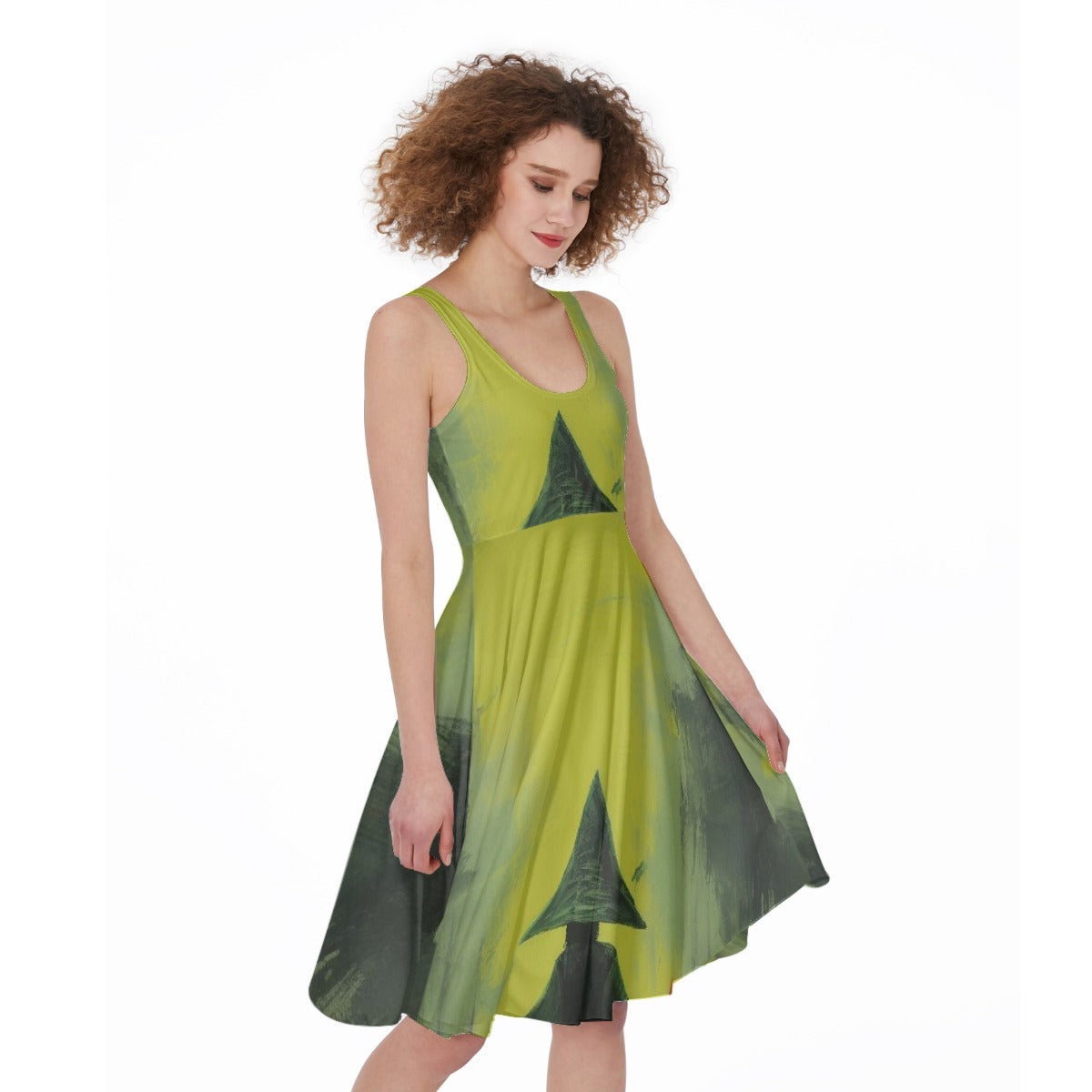 All-Over Print Women's Sleeveless Dress