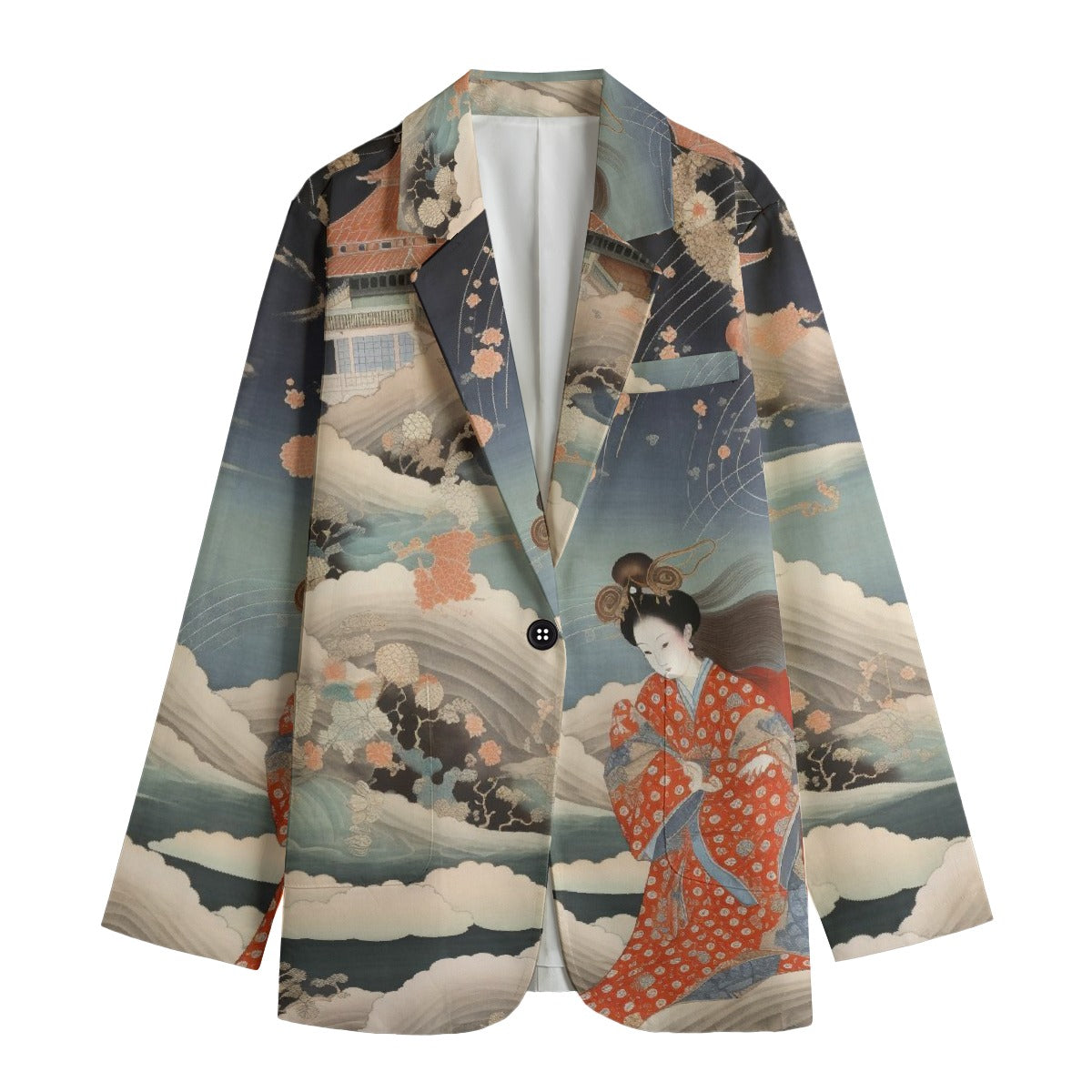 All-Over Print Women's Leisure Blazer