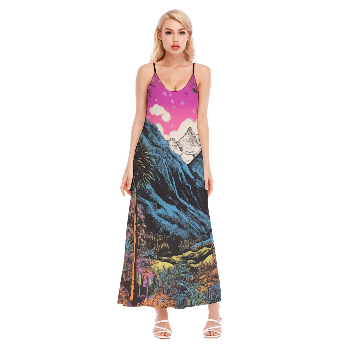 All-Over Print Women's Sling Dress