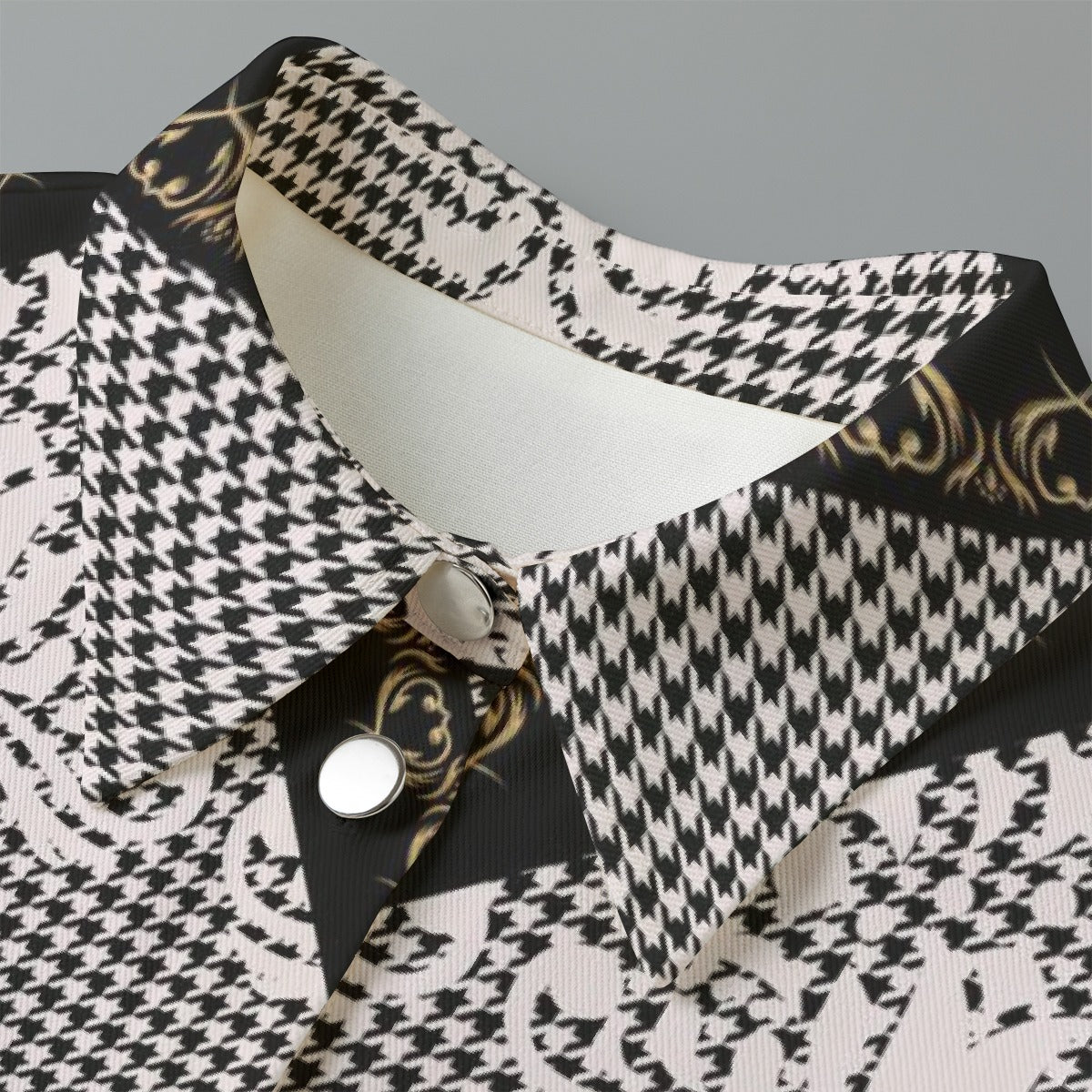 All-Over Print Women's Cropped Jacket | 245GSM Cotton