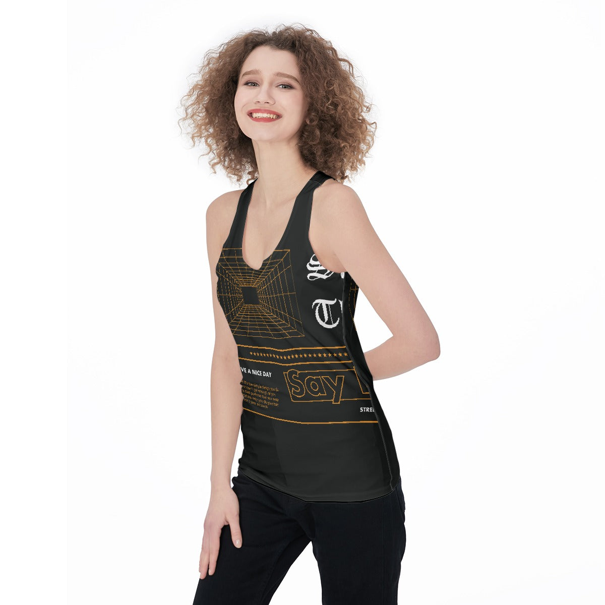 All-Over Print Women's Racerback Tank Top
