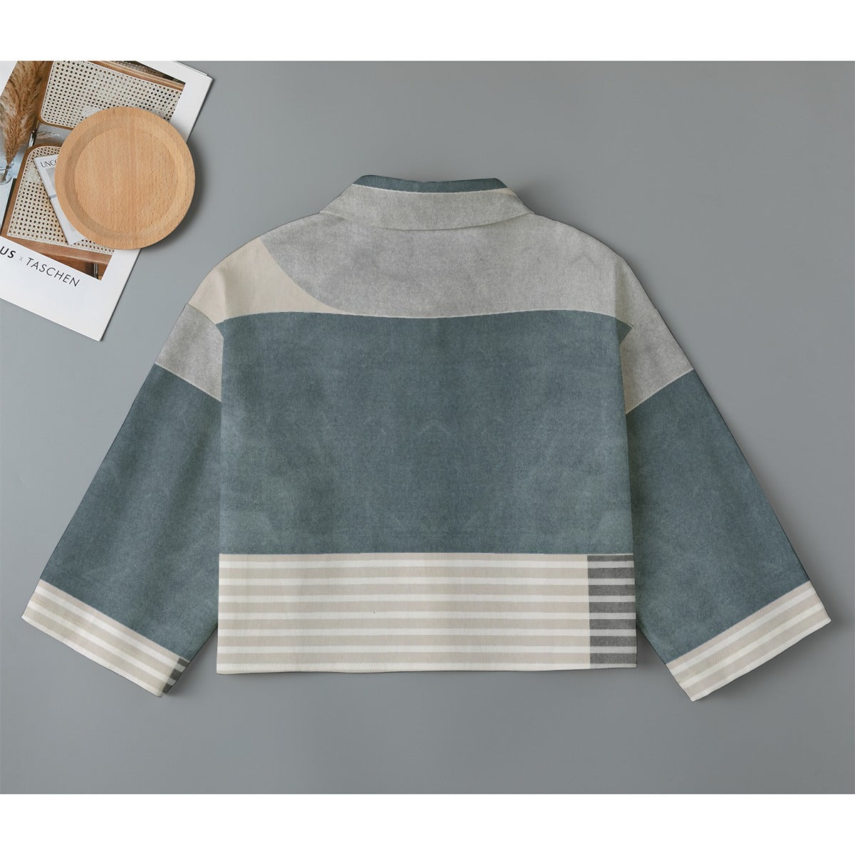 All-Over Print Women's Cropped Jacket | 245GSM Cotton