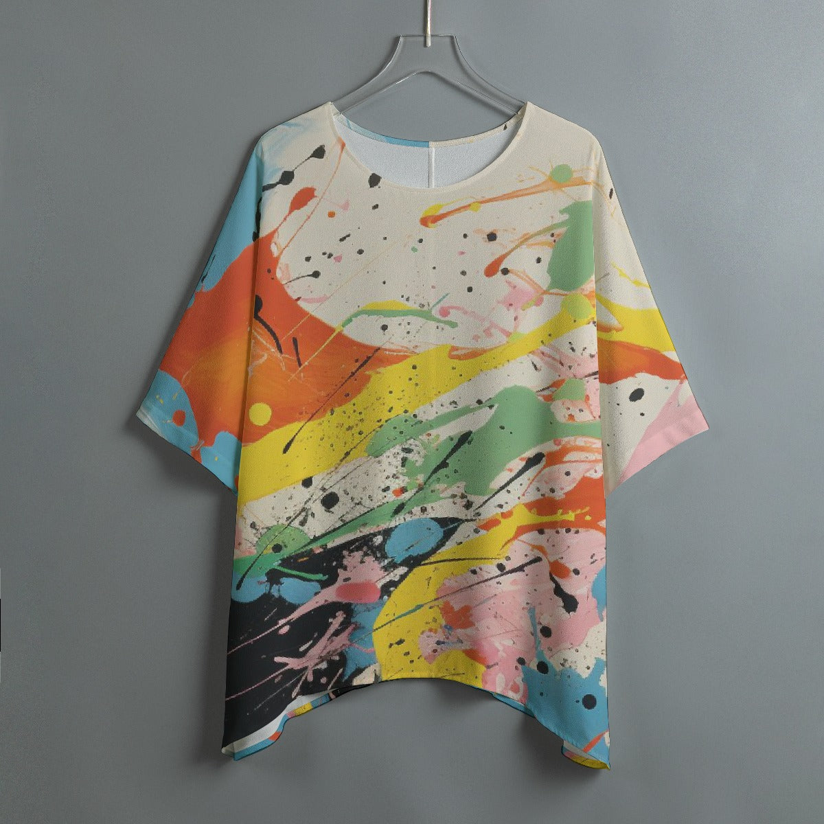 All-Over Print Women's Bat Sleeve Shirt