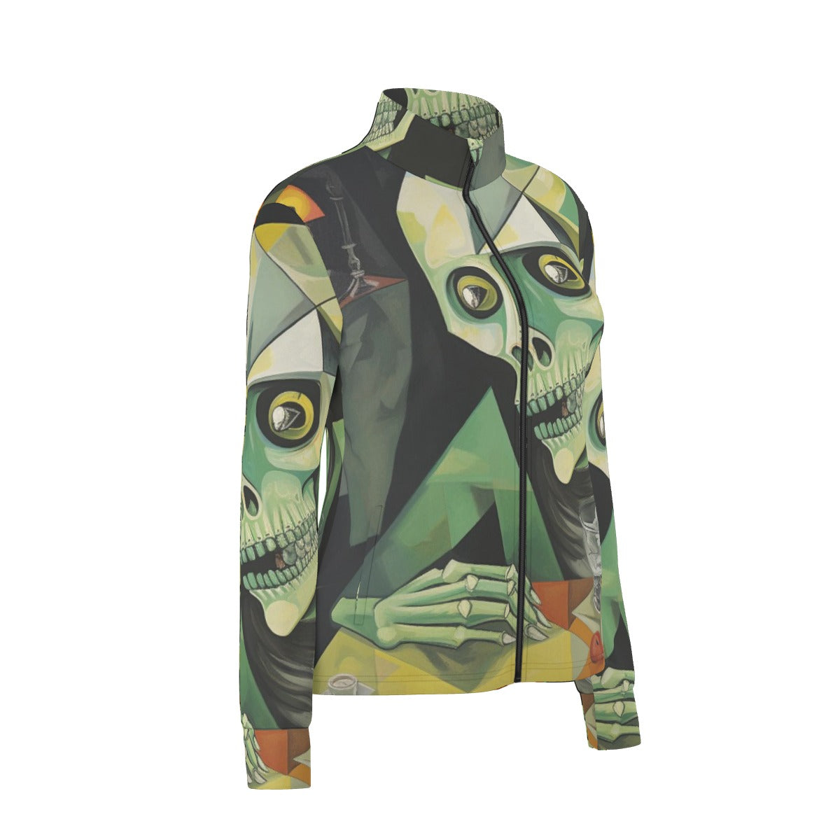 All-Over Print Women's Long Sleeve Thumbhole Jacket