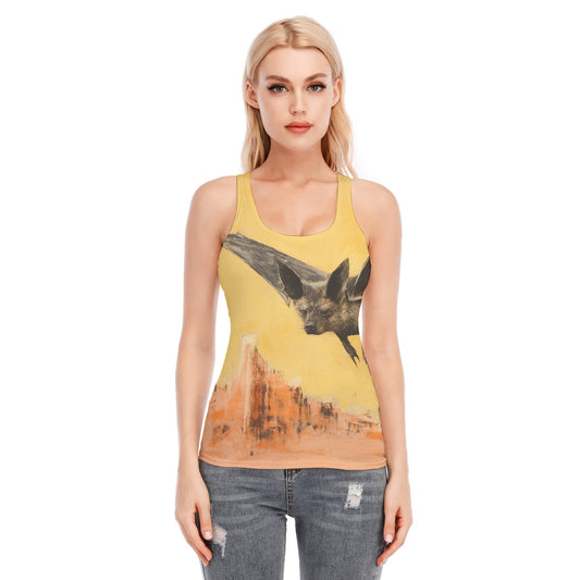 All-Over Print Women's Racer Vest | 190GSM Cotton