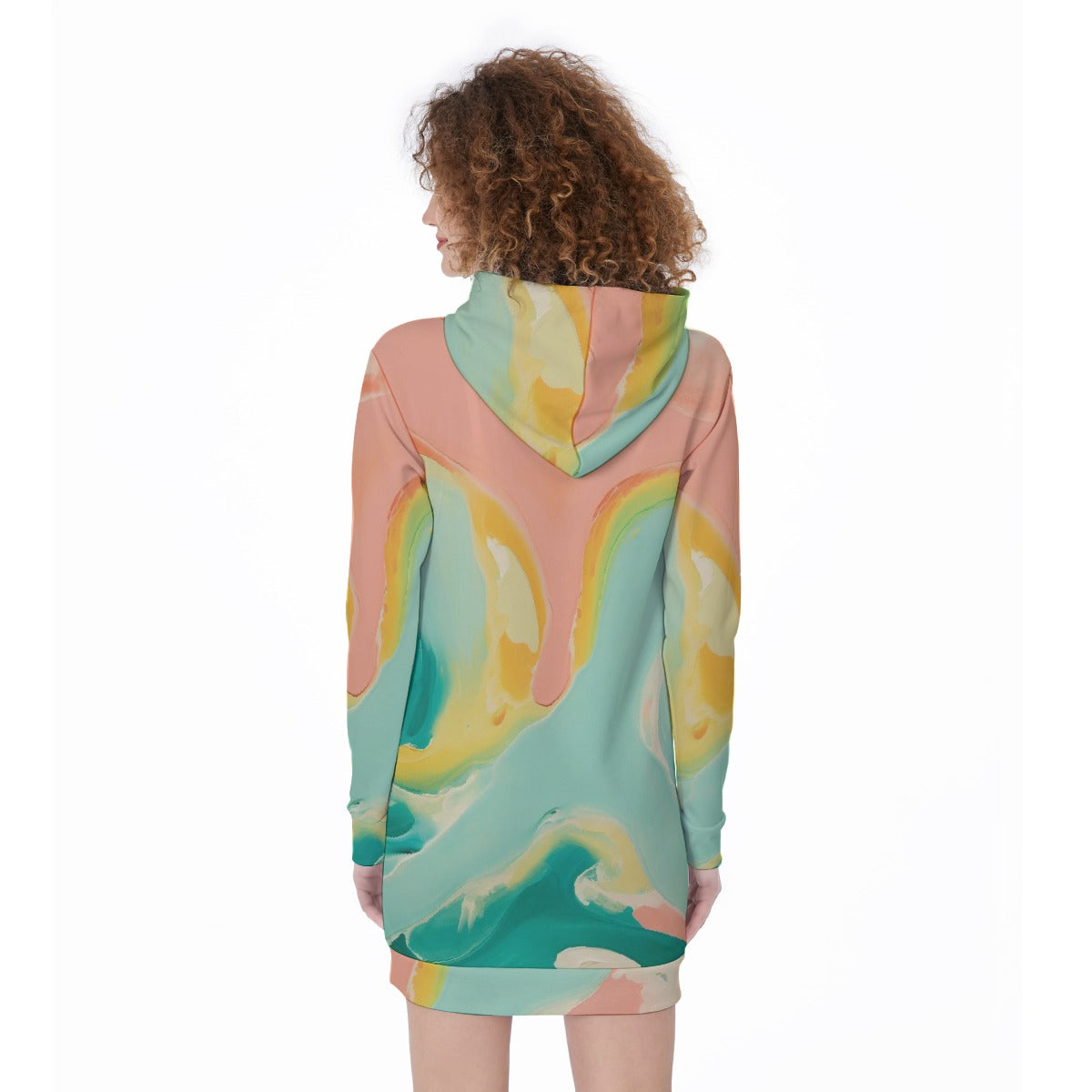 All-Over Print Women's Long Hoodie