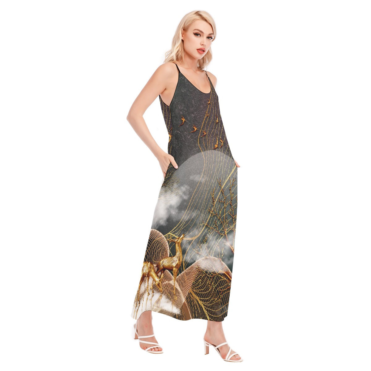 All-Over Print Women's Sling Dress