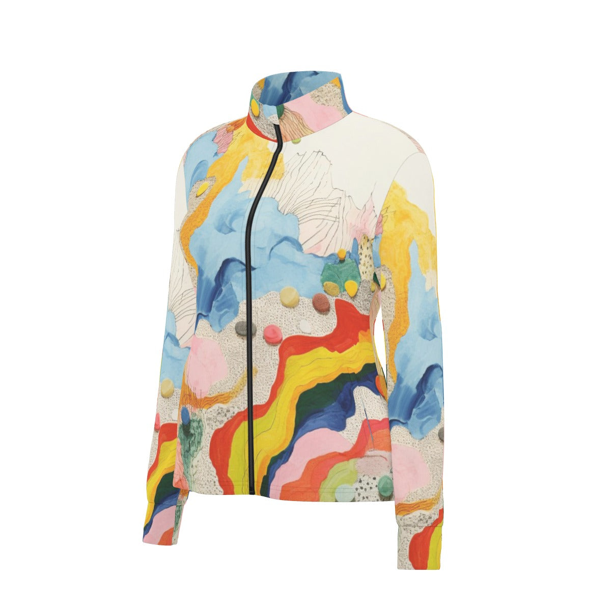 All-Over Print Women's Long Sleeve Thumbhole Jacket