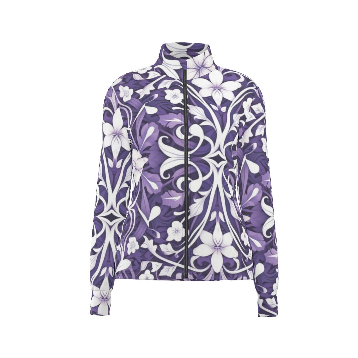 All-Over Print Women's Long Sleeve Thumbhole Jacket