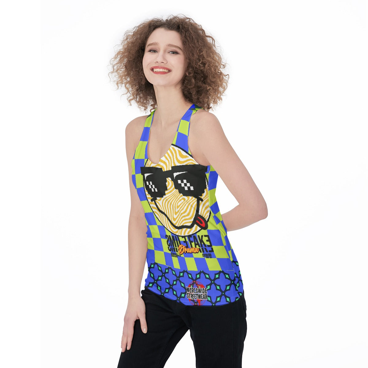 All-Over Print Women's Racerback Tank Top