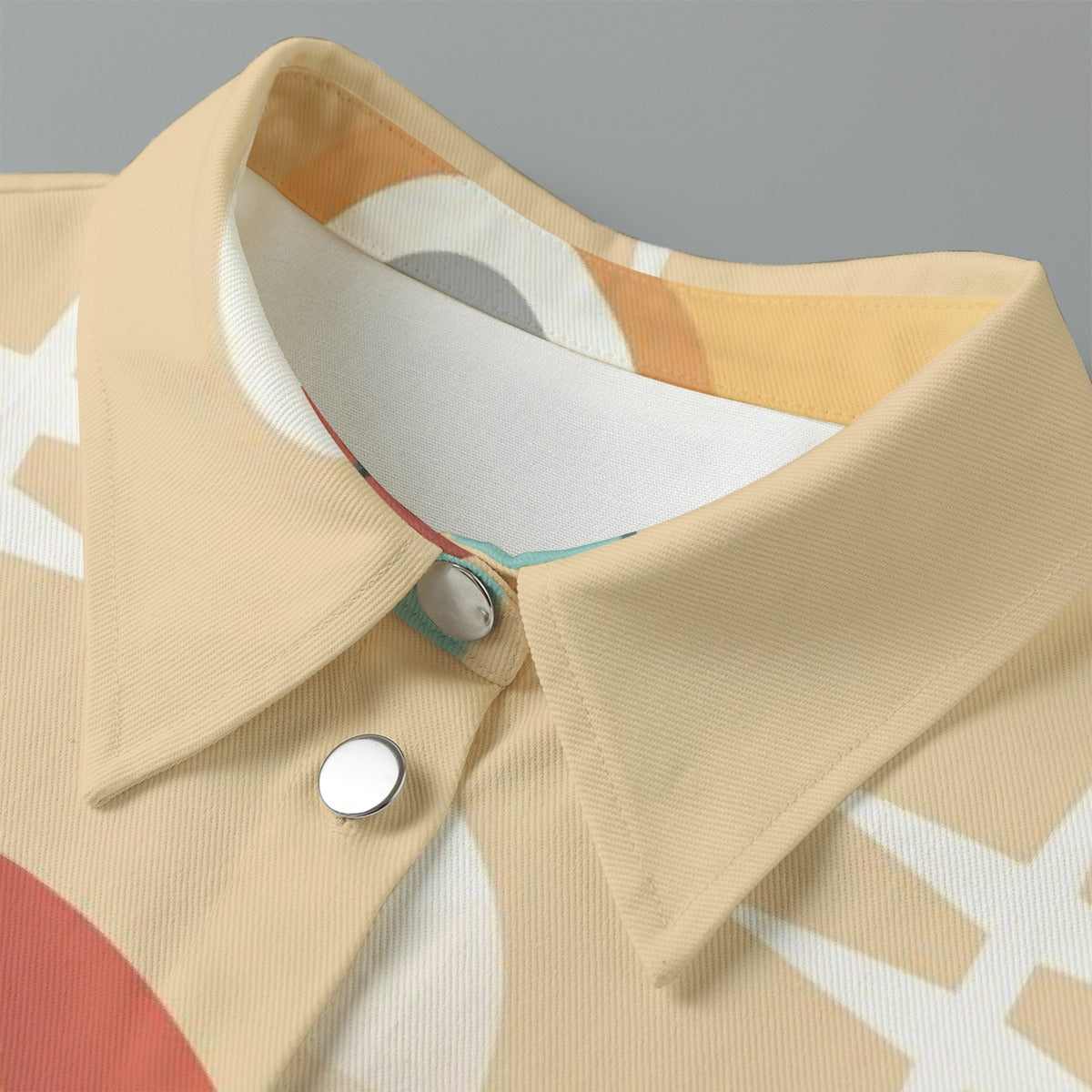 All-Over Print Women's Cropped Jacket | 245GSM Cotton