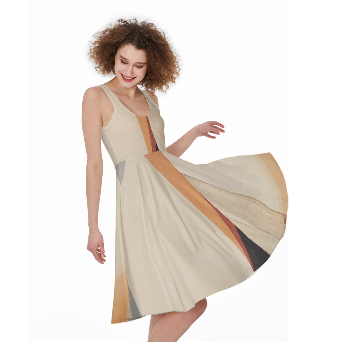 All-Over Print Women's Sleeveless Dress