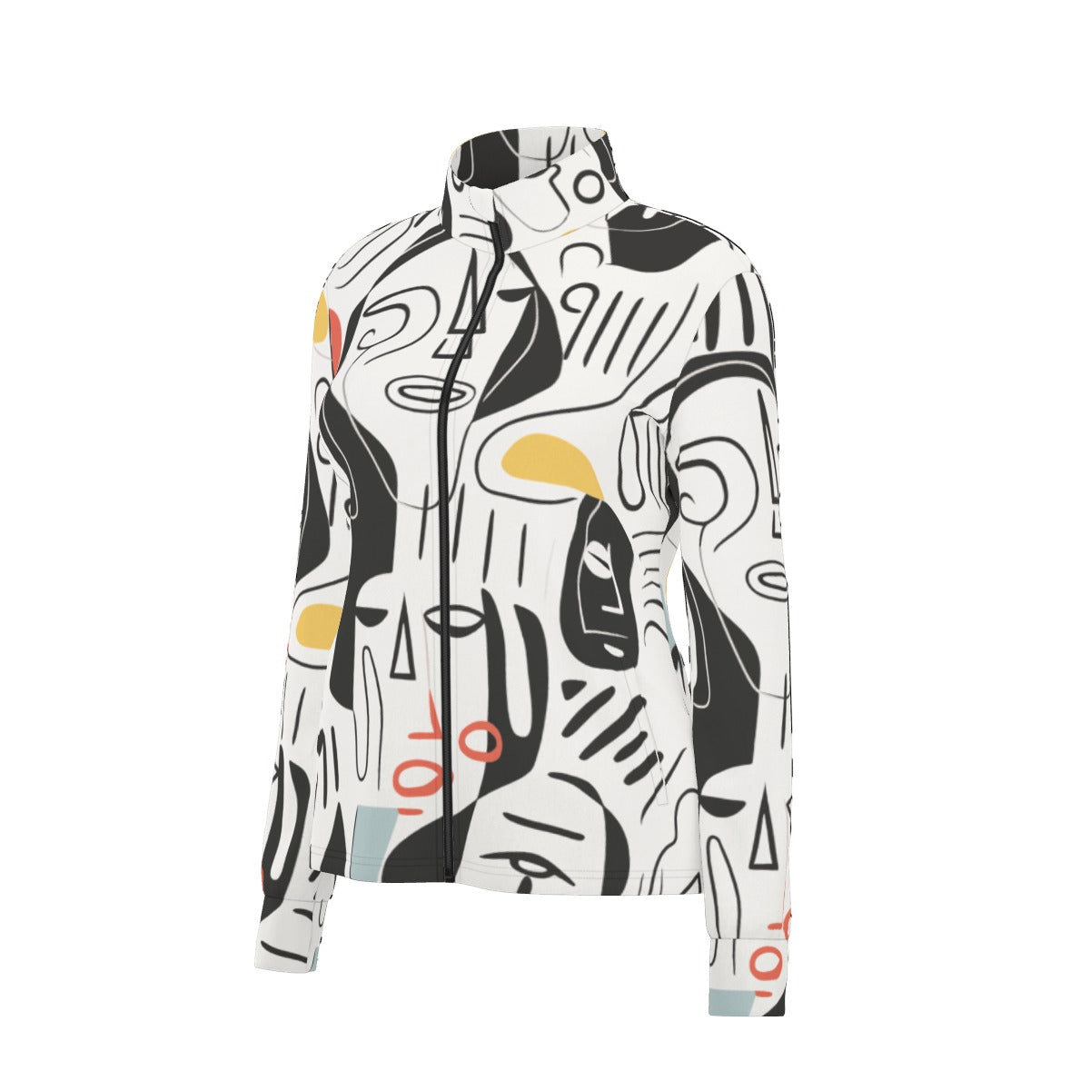 All-Over Print Women's Long Sleeve Thumbhole Jacket