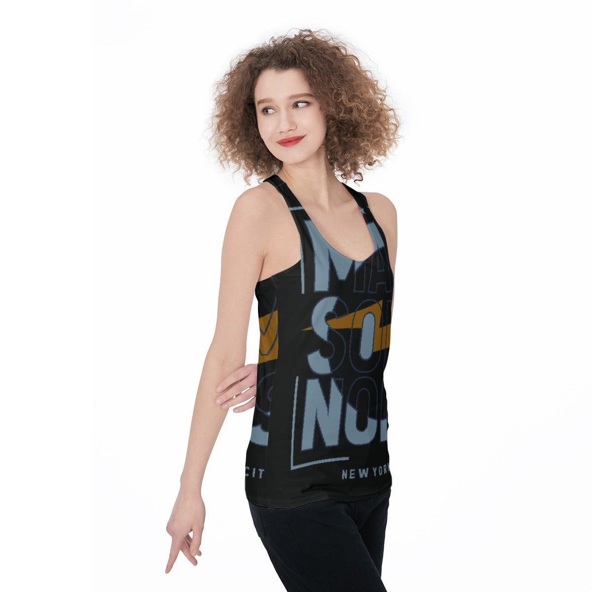 All-Over Print Women's Racerback Tank Top
