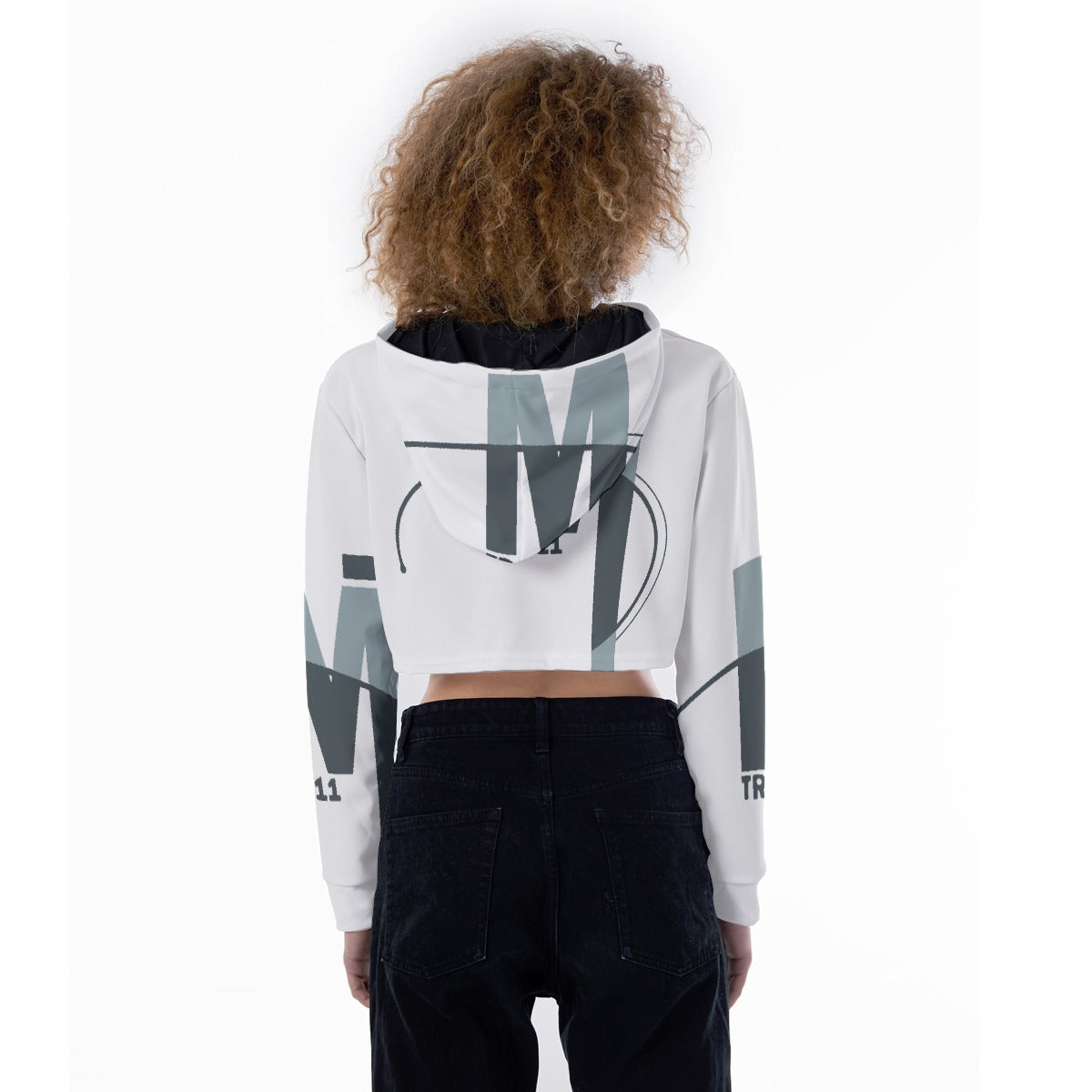 All-Over Print Women's Crop Top Hoodie