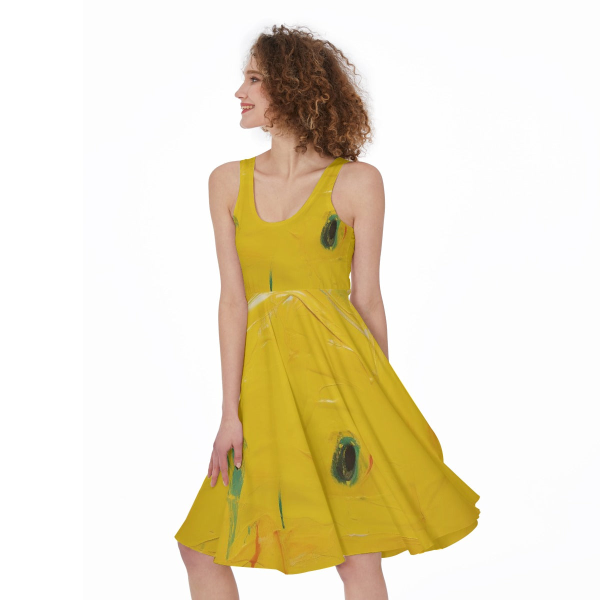 All-Over Print Women's Sleeveless Dress