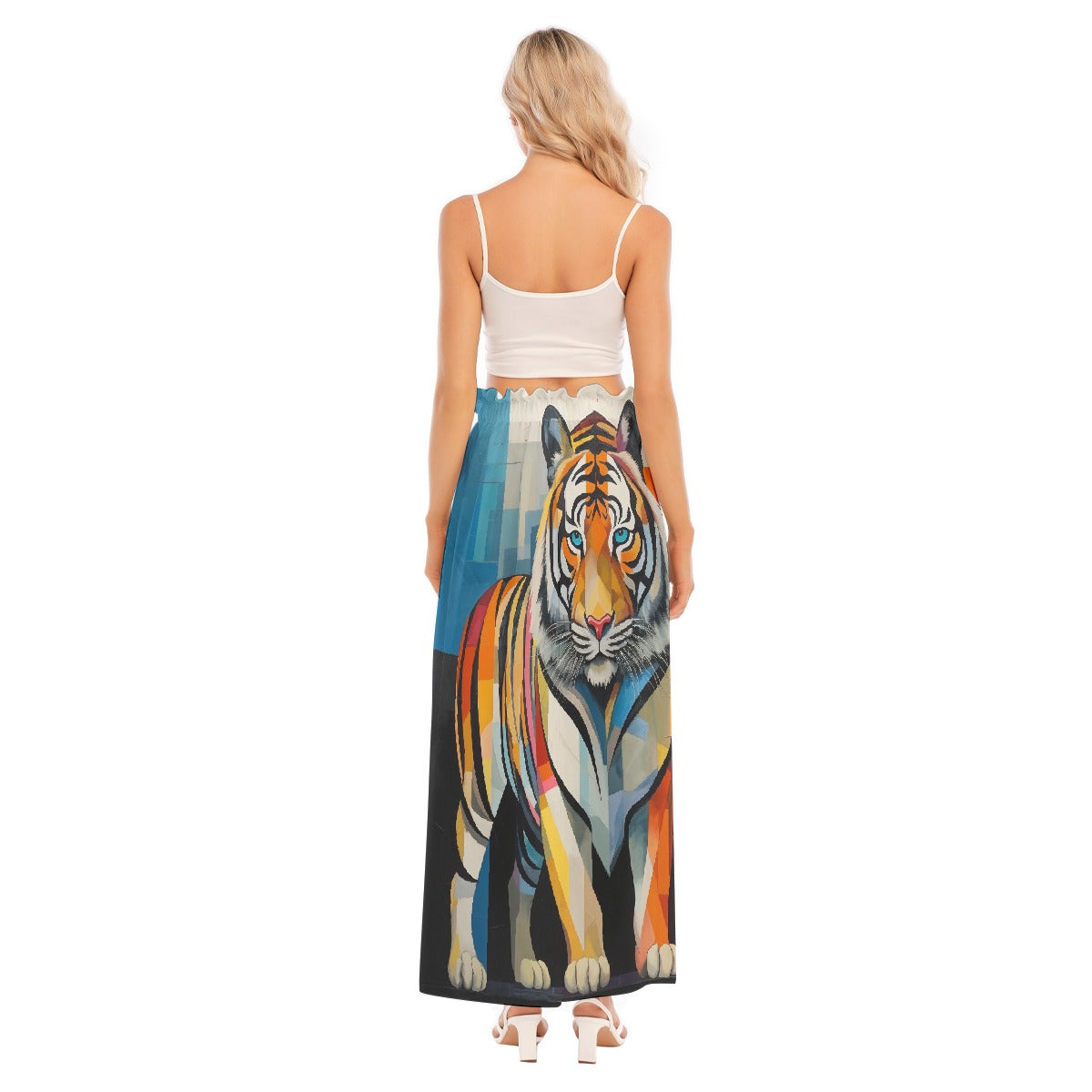 All-Over Print Women's Side Split Skirt